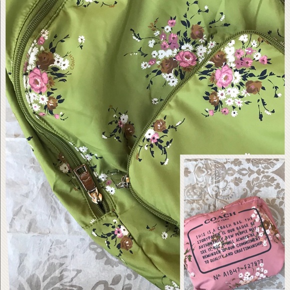 coach packable backpack